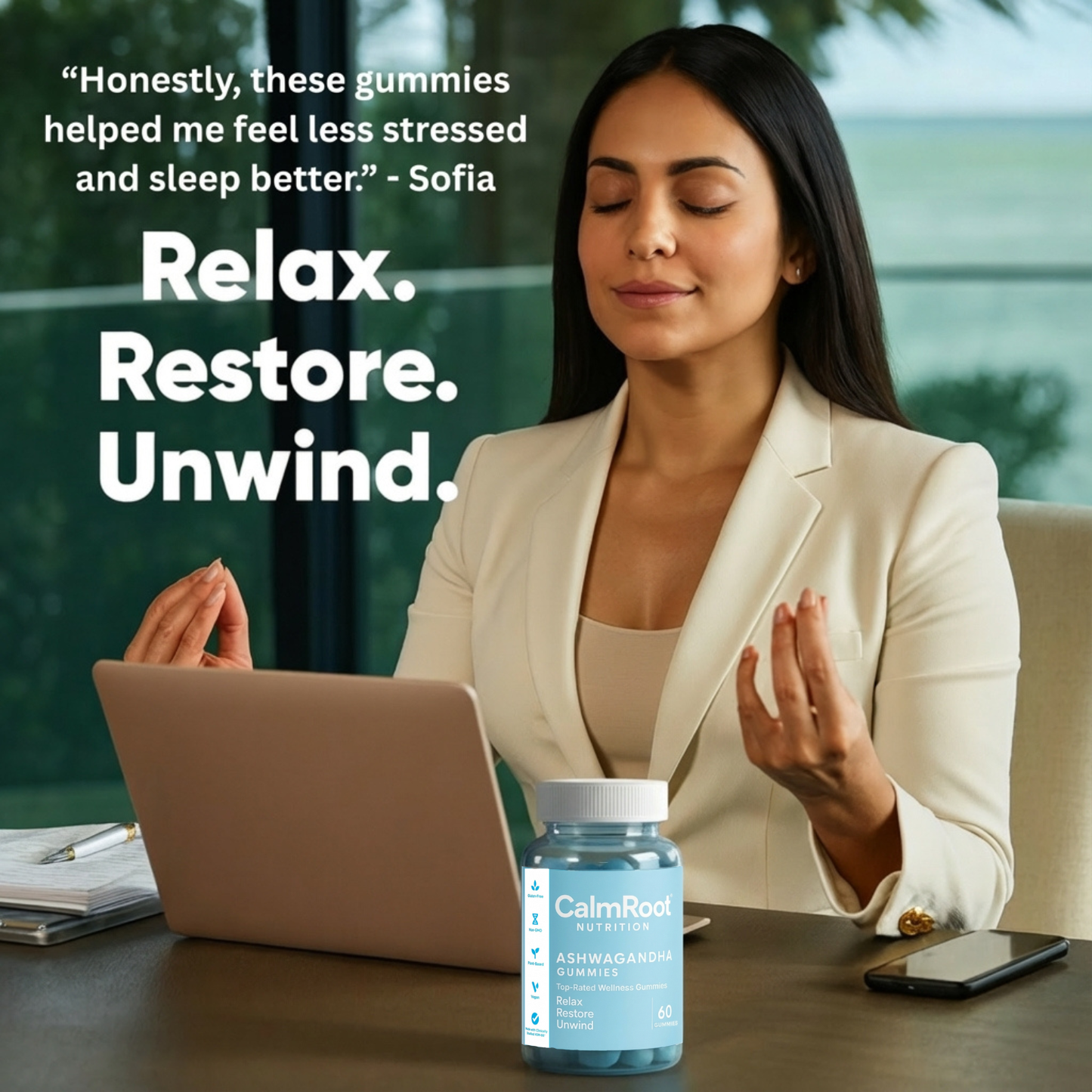 CalmRoot™ Ashwagandha Gummies