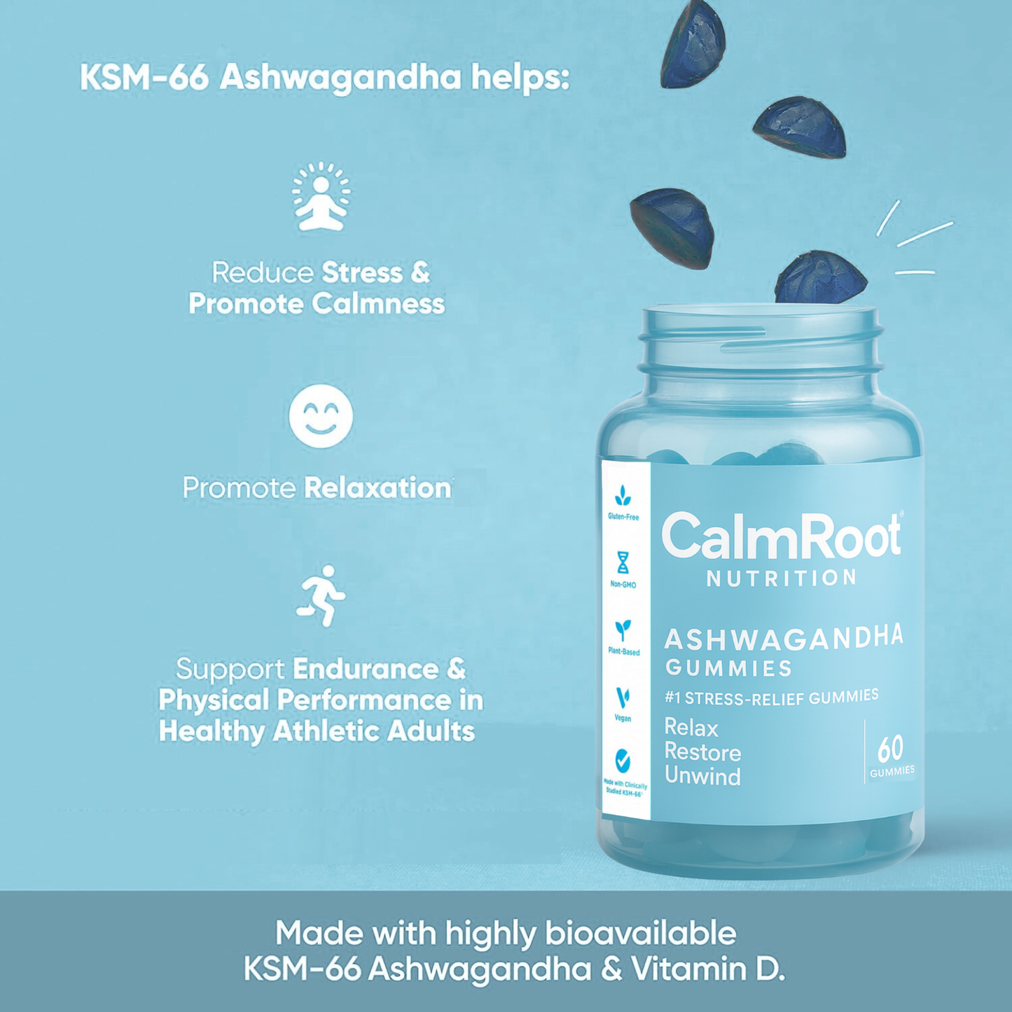 CalmRoot™ Ashwagandha Gummies